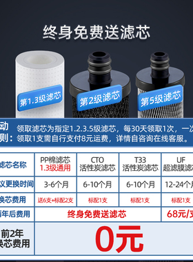 净水器家用厨房直饮过滤器