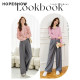 Hongxiu 2025 Spring New Women's Mid-waist Wide-Leg Suit Pants