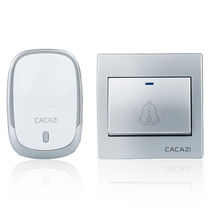 Carjas (CACAZI) H01 remote control digital wireless doorbell caller AC home doorbell 86 type large