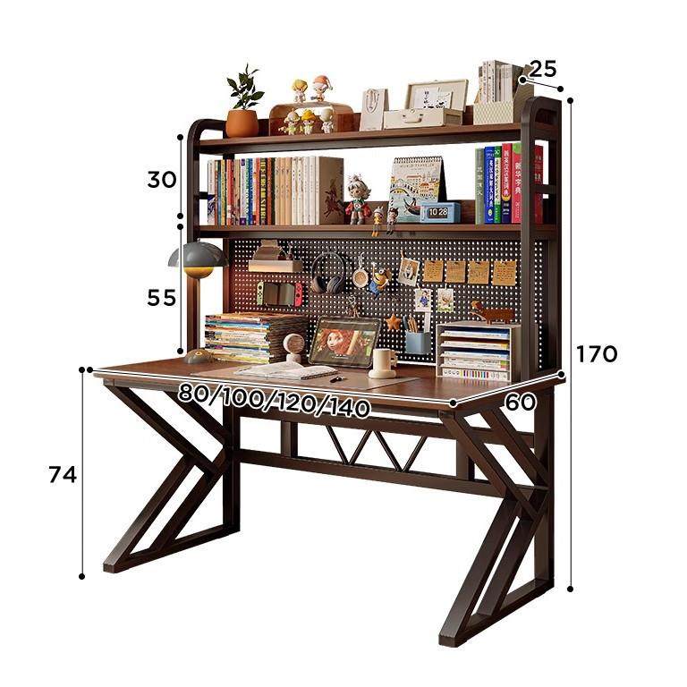台式电脑桌卧室家用书桌书架一体桌子办公桌洞洞板电竞桌椅套装,淘宝优惠券,粉丝福利购,淘宝优惠卷