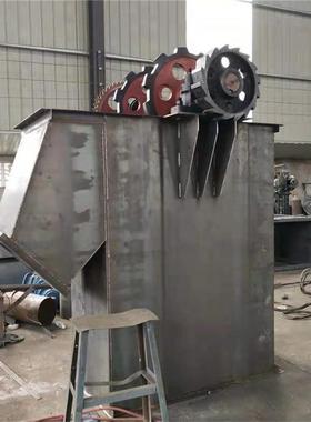 工地施工水泥沙子提升上料机货物输送斗式提升机板链斗式提升机