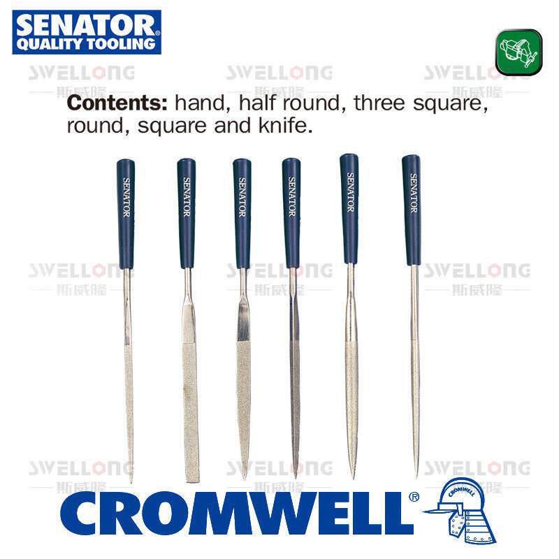 SENATOR车间用6件套装金刚石涂层什锦锉SEN-033-0600K - 图1