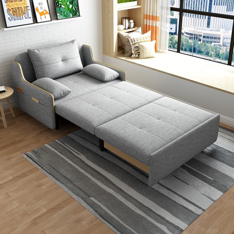 折叠沙发床单人两用2023新款1.2小户型书房阳台多功能伸缩办公室-图1