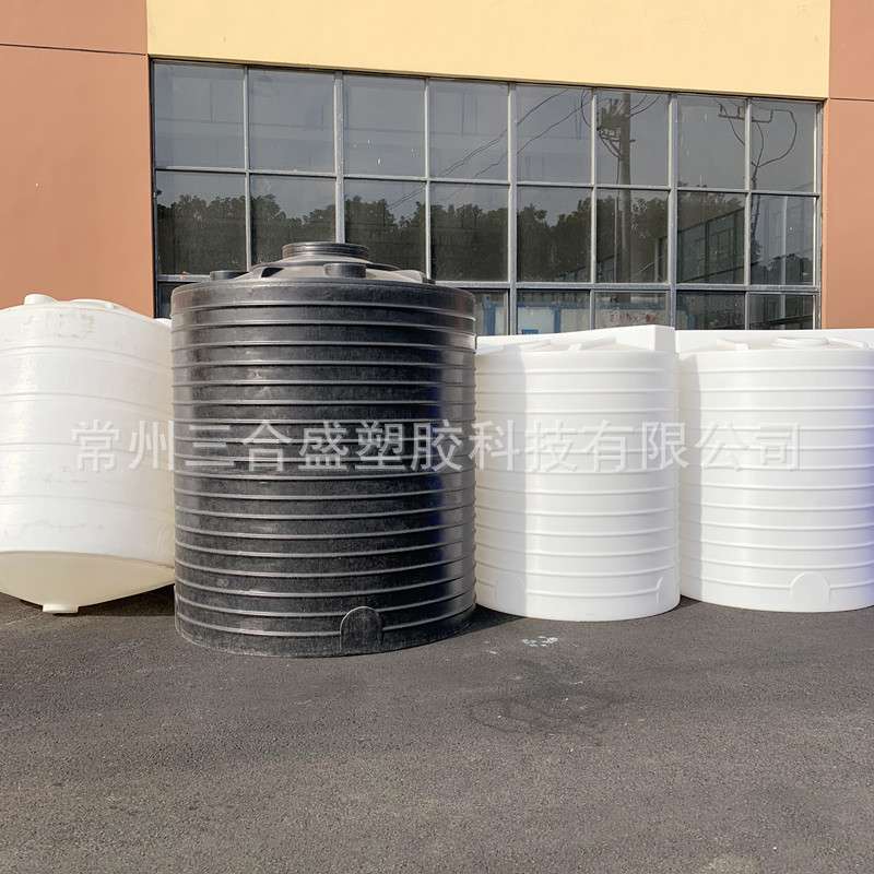 10立方塑料水塔储水罐超大水箱10吨外加剂耐酸碱pe化工废液桶 - 图2