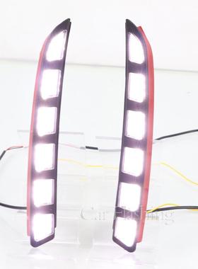 适用于现代21-24款途胜日行灯新途胜L前雾灯LED日间行车灯转向灯