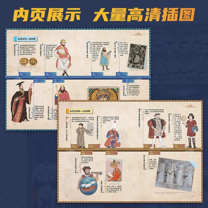 正版书籍漫画时间线上的全球史/中国史小初考点中考考点文史常识,淘宝优惠券,粉丝福利购,淘宝优惠卷