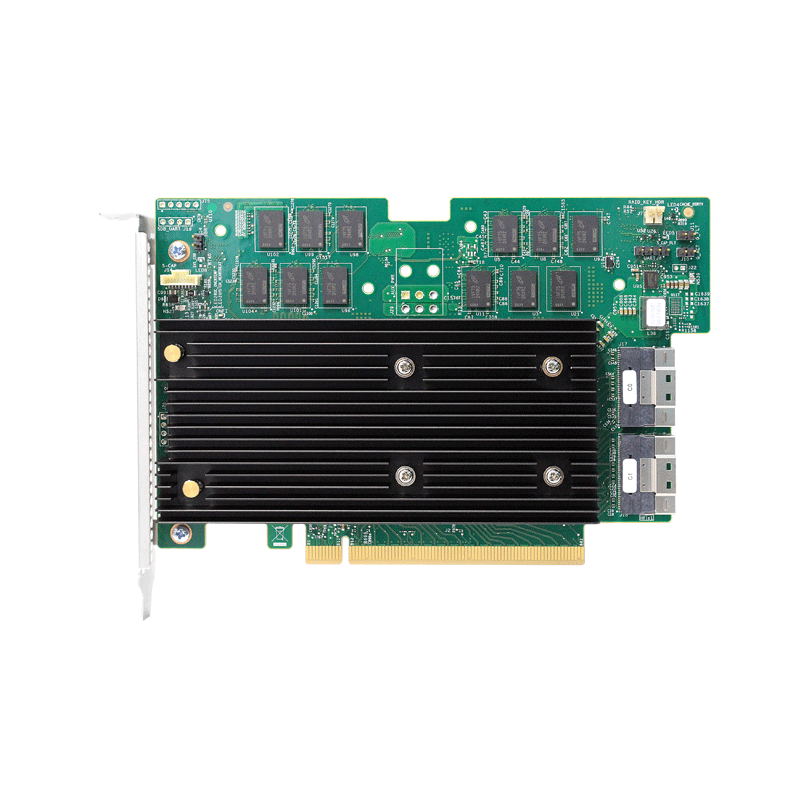 原装LSI 9670W-16i NVMe RAID卡内接2 X8 SFF8654 SAS拓展卡阵列卡 LSI SAS 4116芯片-图0