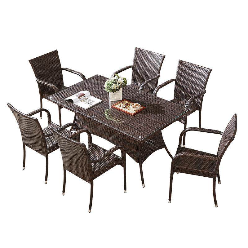 户外藤编桌椅庭院桌椅室外桌椅防水防晒阳台休闲桌椅藤椅户外家具,淘宝优惠券,粉丝福利购,淘宝优惠卷