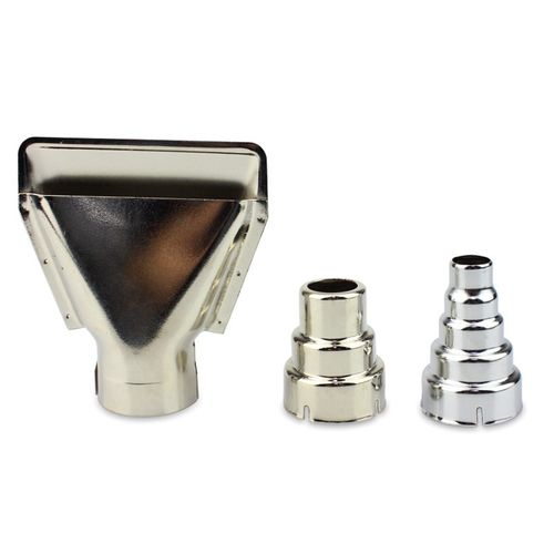 通用型枪嘴三节五节风枪头手持式热风枪风嘴 圆嘴扁形热风枪配件 - 图3