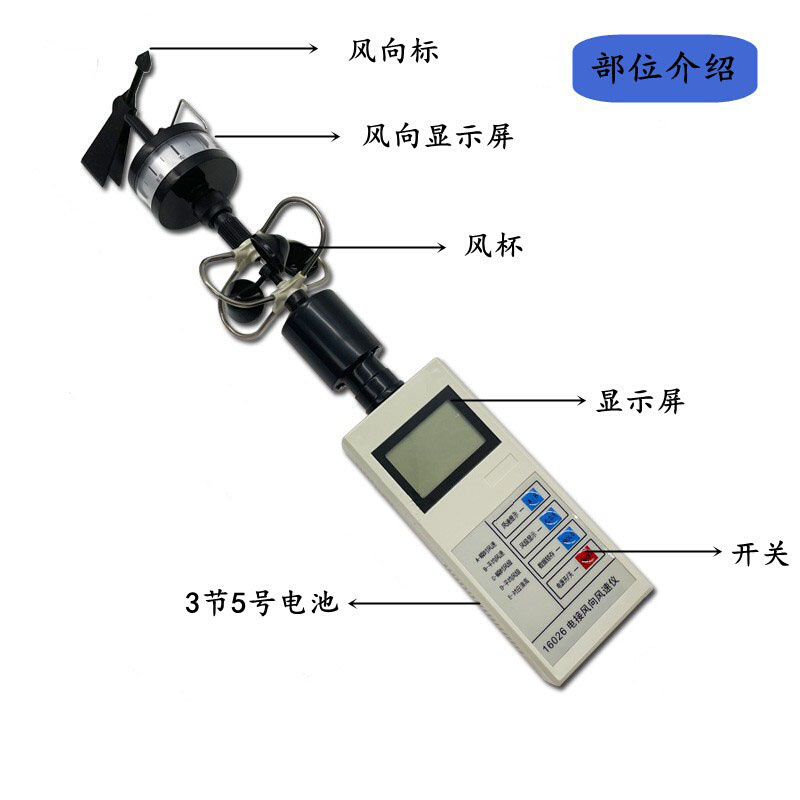 手持气象仪便携式风速仪气象站小型观测监测移动环境车载测定仪器 - 图1