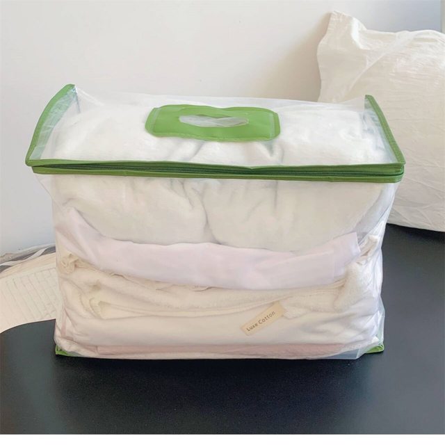 Transparent waterproof storage bag clothes underwear air conditioner