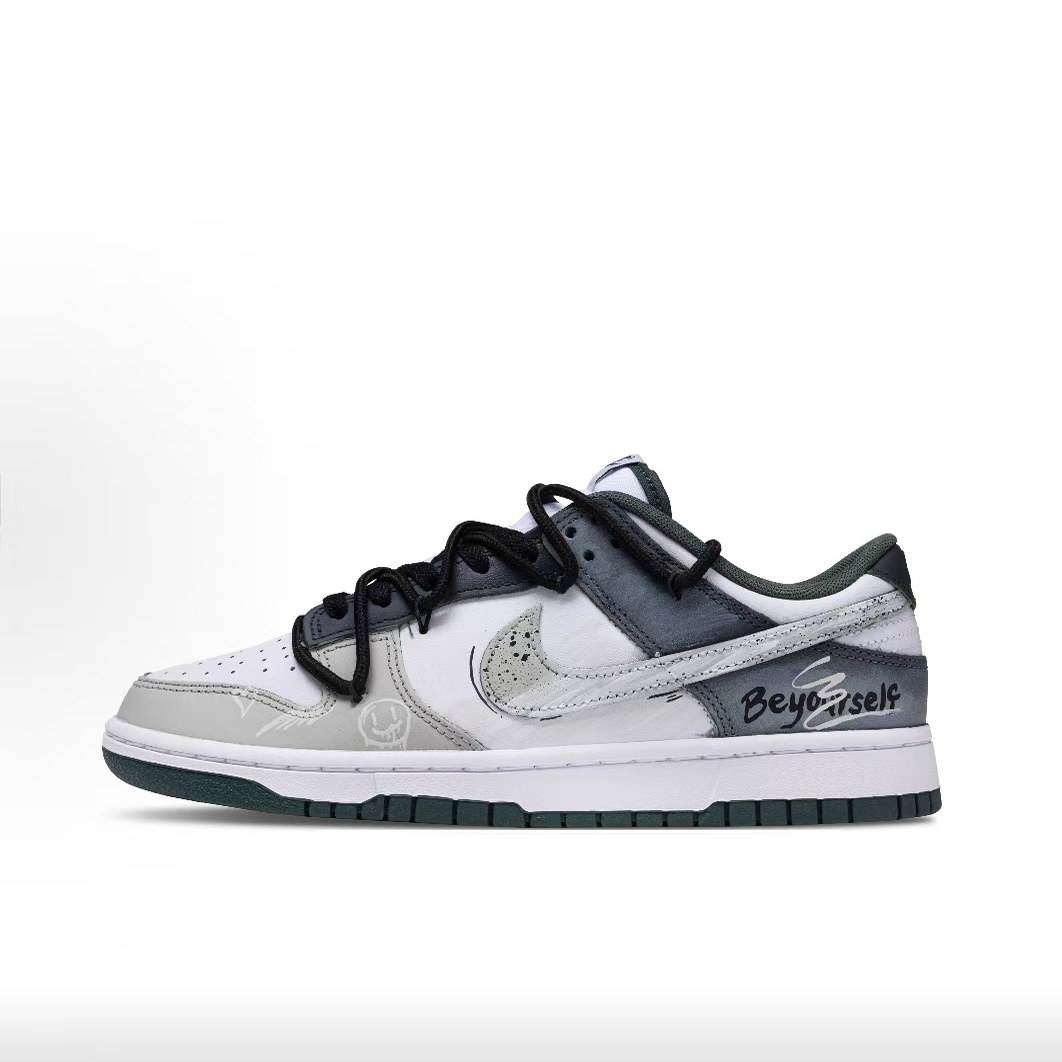 球鞋定制Nike Dunk Low 城市风暴 涂鸦做旧 潮流小众低帮男女板鞋,淘宝优惠券,粉丝福利购,淘宝优惠卷