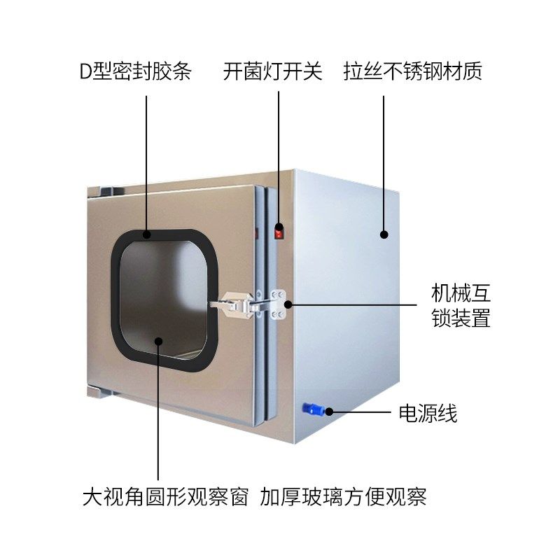 304不锈钢传递窗口腔牙科诊所机械互锁医用传递箱紫外线杀菌消毒,淘宝优惠券,粉丝福利购,淘宝优惠卷