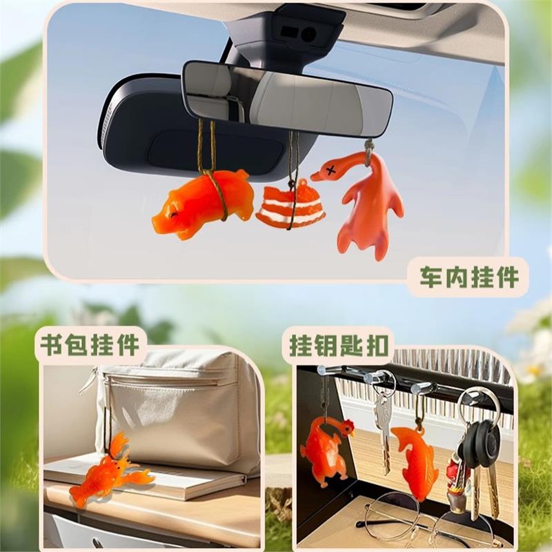正版变色烤鸭小挂件超大号玩具装饰品搞怪玩偶公仔模型六一节礼物 - 图0