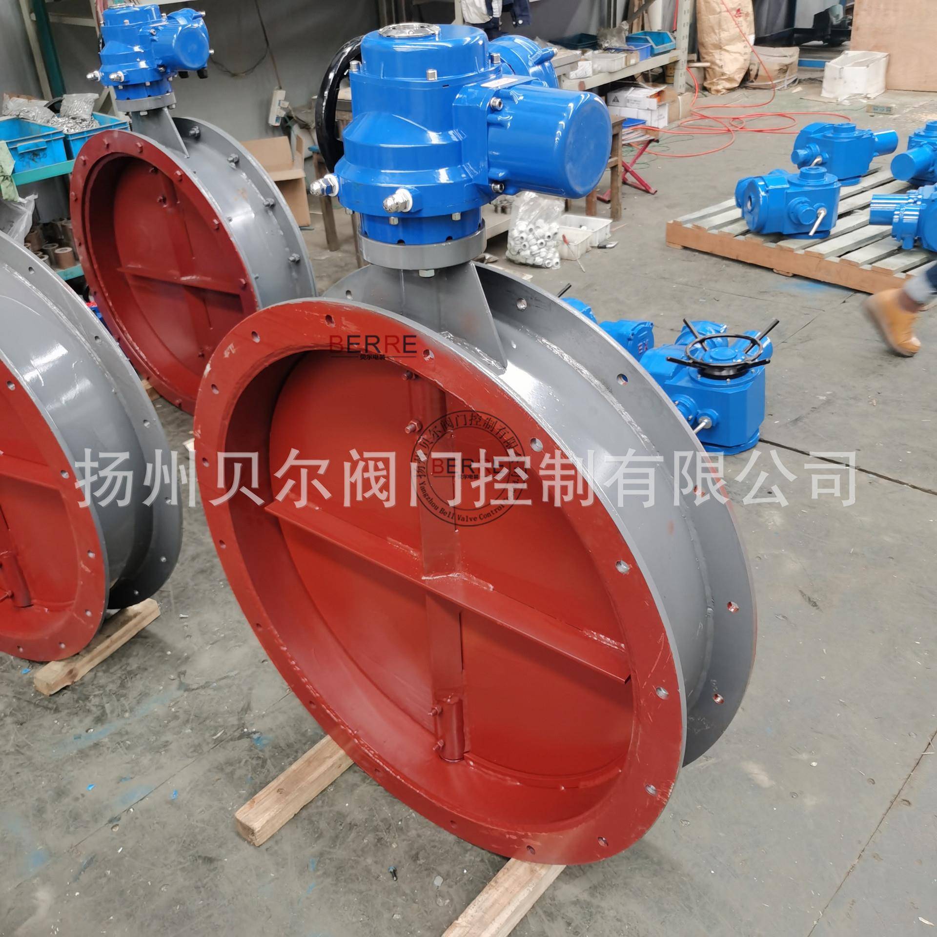 应D91W-14 DN700烟C道供除324尘用开关型电动圆风门 - 图1