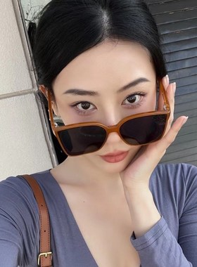 韩版太阳眼镜女显瘦街拍潮流百搭网红款级感个性方形气质墨镜男