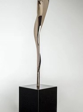 定制玻璃钢大型落地装置酒店大堂喷泉雕塑艺术品庭V院循环流水摆