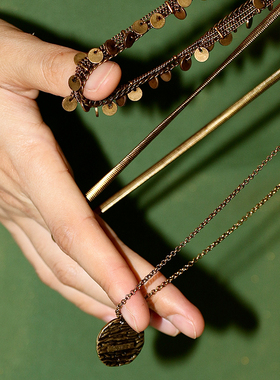 【现货】Cuhum醉琥博主明星同款古铜波西米亚流浪风【单条链接】