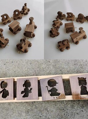 实木定制木制品黑胡桃木w料切割板材加L工木方摆件底座木线条