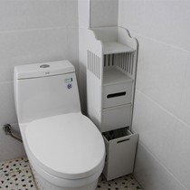 Toilet Side Narrow Cabinet Toilet Bathroom Toilet Lockers Narrow Floor Waterproof Washing Terrace Shelve Locker