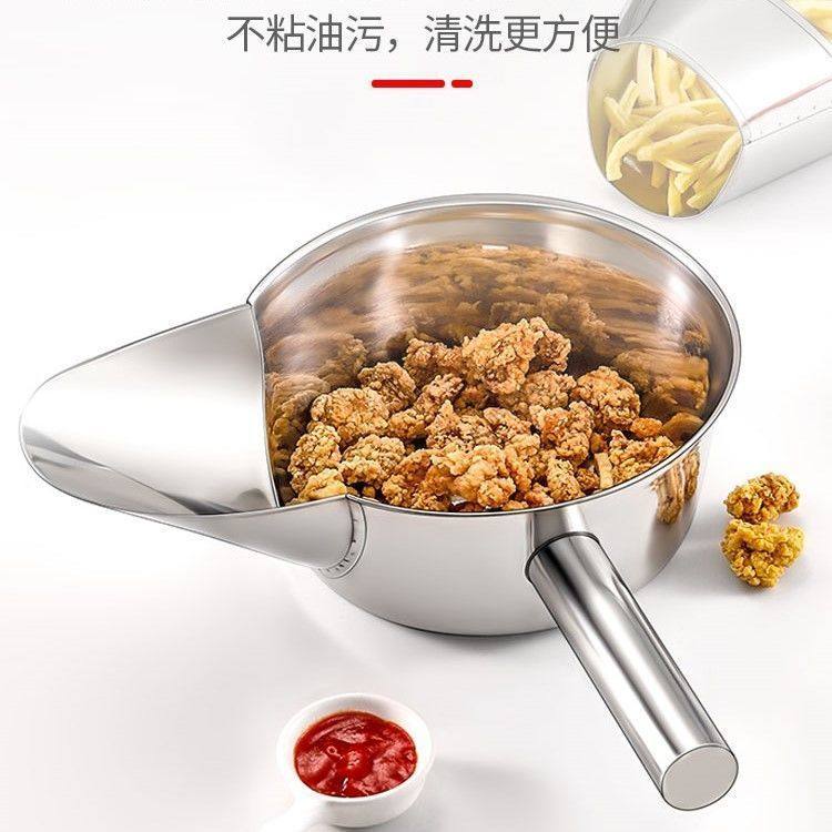 不锈钢鸭嘴勺打包盆鸡排炸鸡拌料鸡柳薯条铲子搅拌盆装袋工具商用,淘宝优惠券,粉丝福利购,淘宝优惠卷