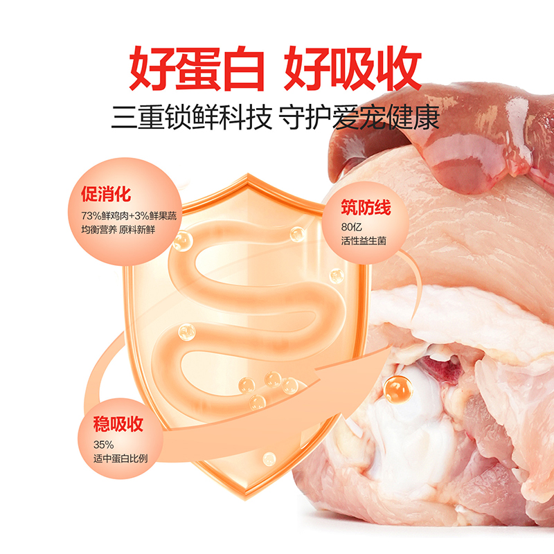 科膳K35鲜肉烘焙猫粮试吃尝鲜低温烘焙粮鸡肉味成猫幼猫猫咪专用