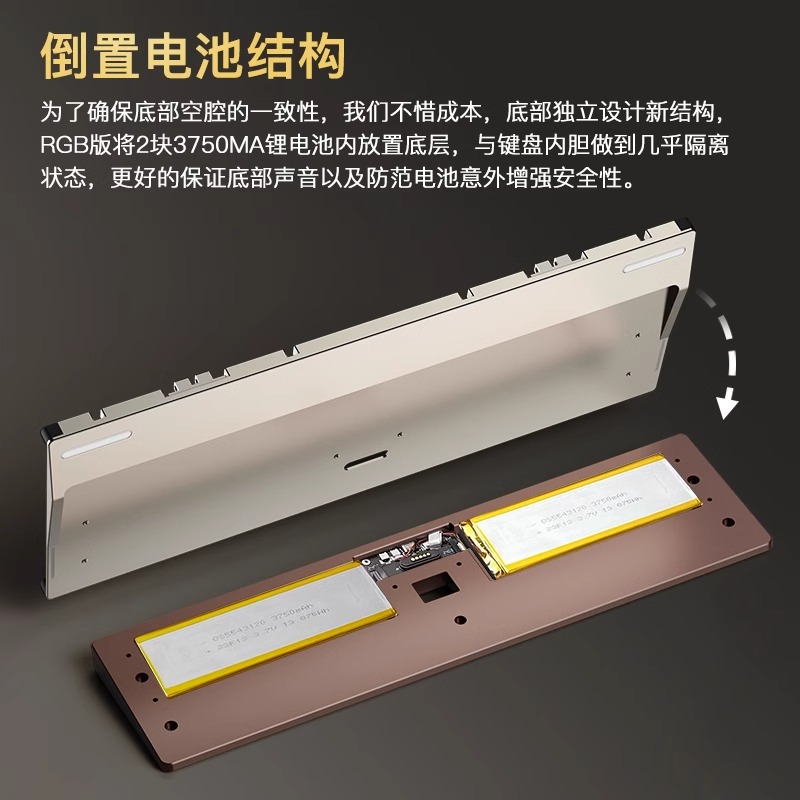 WOB Crush80铝坨坨机械键盘客制化无线蓝牙电竞游戏办公 - 图0