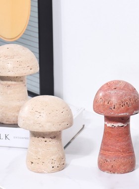 现代简约创意大理石花器果盘样板A房售楼处桌面茶几电视柜石材工