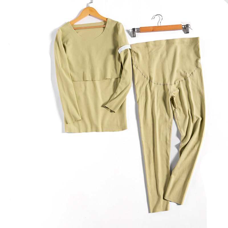 孕妇秋衣秋裤套装德绒无痕保暖内衣秋冬月子服产后哺乳睡衣怀孕期,淘宝优惠券,粉丝福利购,淘宝优惠卷