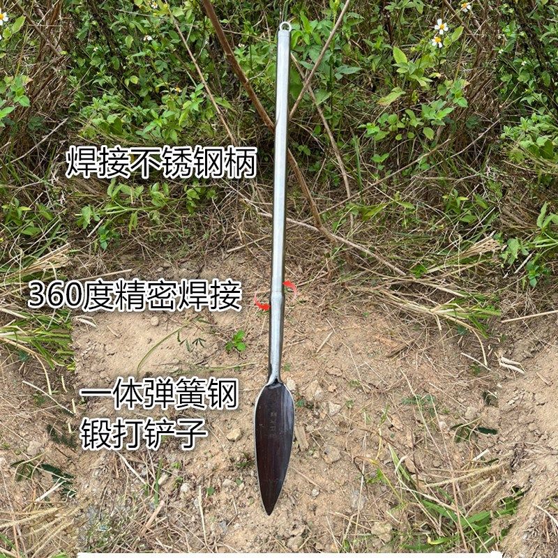 弹簧钢挖土铁锹老式锻打铁铲园艺工具松土挖沟打洞挖竹笋凹口铲子,淘宝优惠券,粉丝福利购,淘宝优惠卷