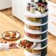 Storage rack vegetable storage insulation leftover bowl storage box new multi-layer storage rack vegetable cover kitchen