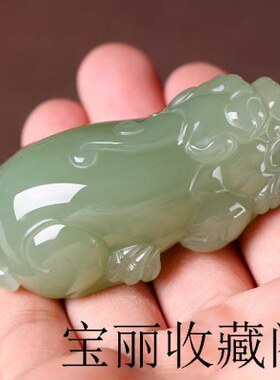 昆仑玉皮丘黄龙糖金丝黄貔貅白玉吊坠玉玉和田玉青把玩件手把件玉