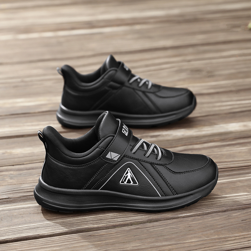 足力健老人鞋夏季魔术贴休闲运动鞋