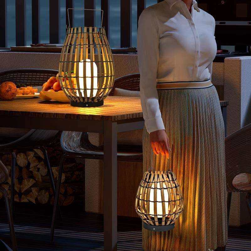 太阳能草坪灯户外防水别墅庭院观景手提藤编灯装饰室外露台氛围灯,淘宝优惠券,粉丝福利购,淘宝优惠卷