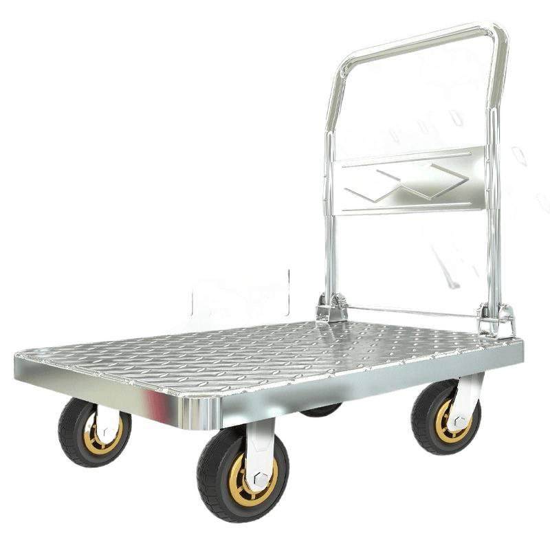 钢板小推车拉货手推车搬运车家用平板车便携拖车折叠小拉车,淘宝优惠券,粉丝福利购,淘宝优惠卷