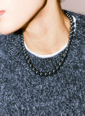 太赫兹不对称设计感极简项链