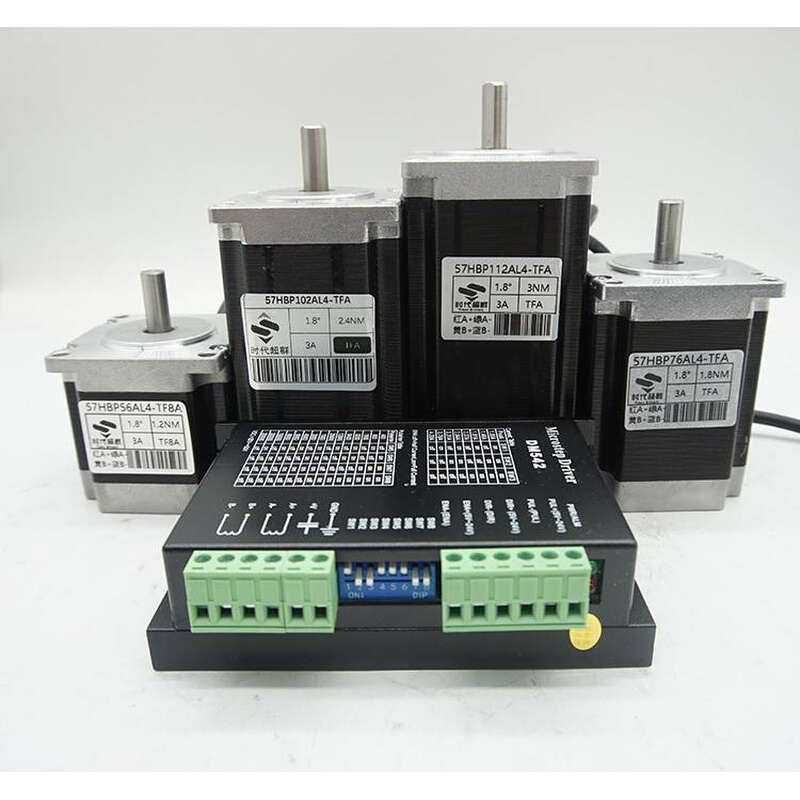 时代超群57步进电1机套装.2NMNM2.4NM大扭矩配2DM542驱动器高响应 - 图1