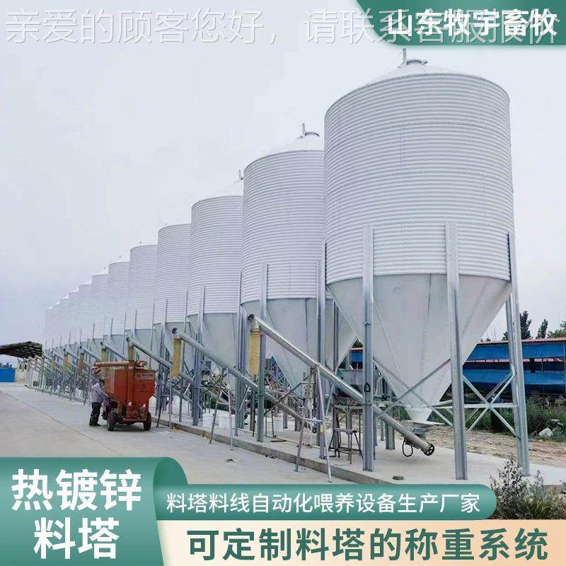 定镀锌料仓料塔自化料存FNT线仓动存储罐大容量制猪舍饲料储镀锌,淘宝优惠券,粉丝福利购,淘宝优惠卷