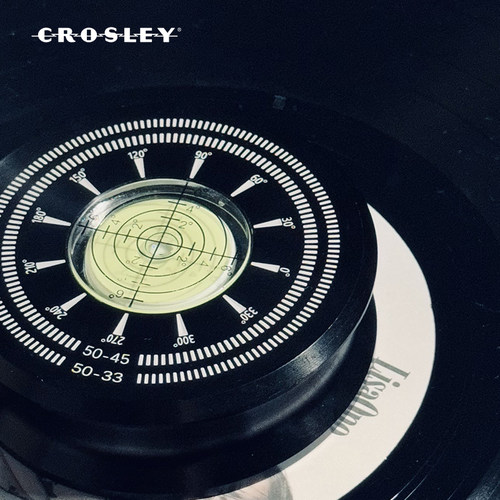 CROSLEY发烧LP黑胶唱片镇HiFi铝合金压镇带水平仪测速专用碟镇 - 图2