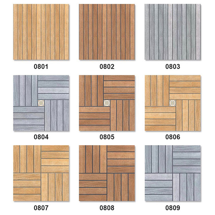 60X60地板砖仿木纹瓷砖仿古砖600X600客厅房间哑光防滑耐磨地砖-图3