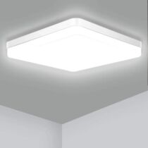 Led Ceiling Lights Classic Square White Lamps Shade Lusre Ce
