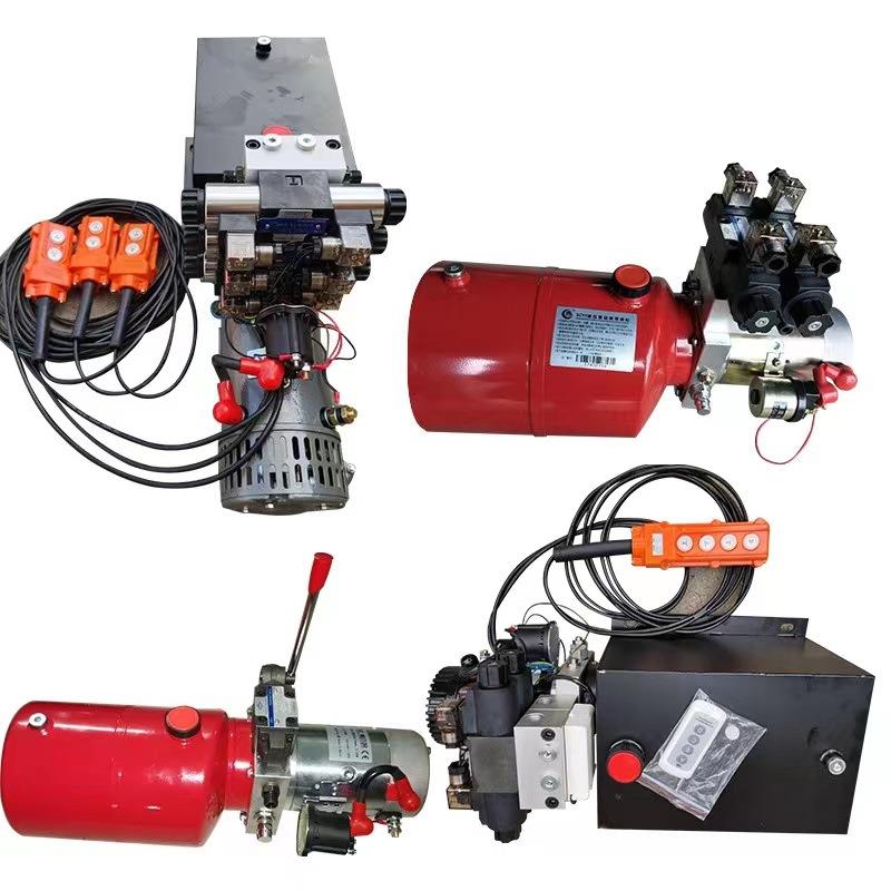 手动液压油缸升降油泵千斤顶叉车配件堆高车油缸电动泵站油管地牛 - 图2