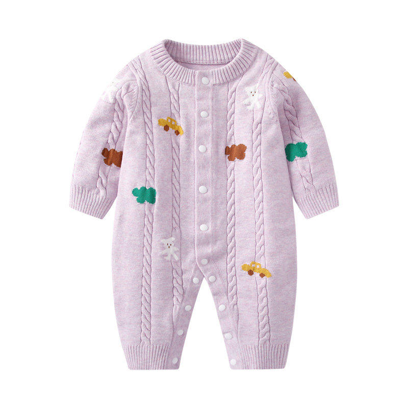 宝宝连体衣2026春装婴儿针织哈衣小月龄满月百天婴幼儿春季衣服女,淘宝优惠券,粉丝福利购,淘宝优惠卷