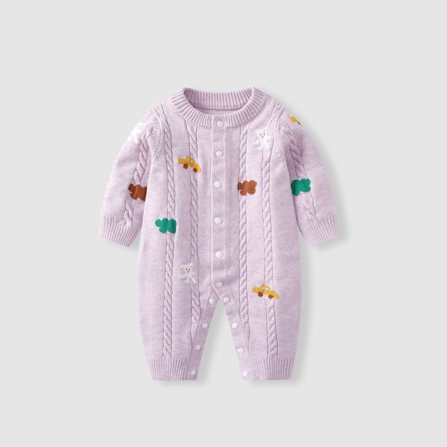 宝宝连体衣2026春装婴儿针织哈衣小月龄满月百天婴幼儿春季衣服女,淘宝优惠券,粉丝福利购,淘宝优惠卷