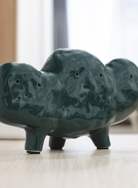 克美星人陶瓷小摆件小众高级感家居桌面科幻丑萌情绪稳定设计师款