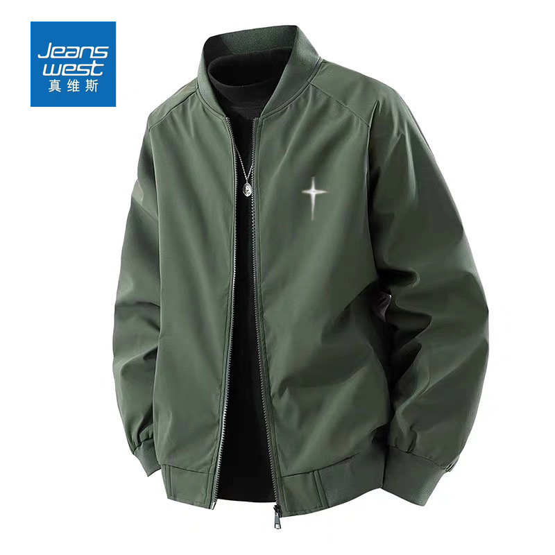 2026年真维斯春季新品飞行员外套男女同款上衣棒球服工装三防1