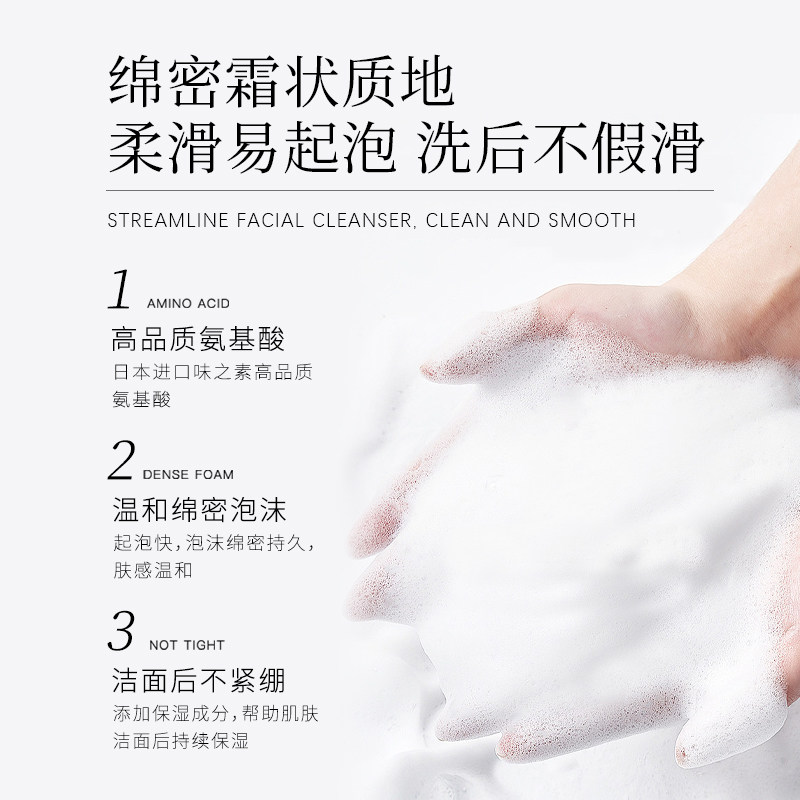 芙丽芳丝氨基酸慕斯150ML清洁深层护理毛孔控油补水H