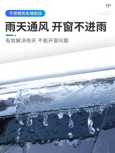 2023款广汽埃安Y汽车PLUS配件Aion用品YPLUS晴雨挡车窗雨眉挡雨板 - 图0