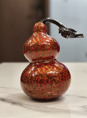 漆艺非遗手工大漆小葫芦挂件车挂工艺品漆器中国风特色礼品送老外