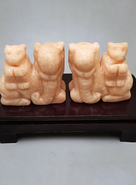 瑞相天然石雕摆件属马人s2024龙年家居装饰品生肖摆设吉祥礼物